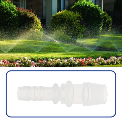 8Pcs Straight Hose Pipe Connector 8mm to 12mm Plastic Reducing Fitting for Garden Watering - size: 8mm to 12mm