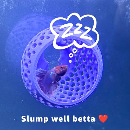 Betta Bulb Hide 2.0 | Betta Rest Fish Tank Ornament Large | Aquarium Cave with Suction Cup for Small Fish Tank, Betta Habitat, Shrimp Hideout, Aquatic Decor Large (Stealth Black) - color: Stealth Black