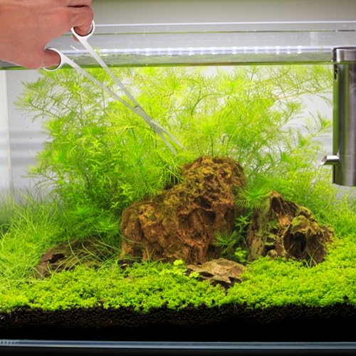 1set Aquarium Maintenance Tool Set Aquascaping Kit Scissors Tweezers and Spatula for Easy Plant Care and Fish Tank Cleaning