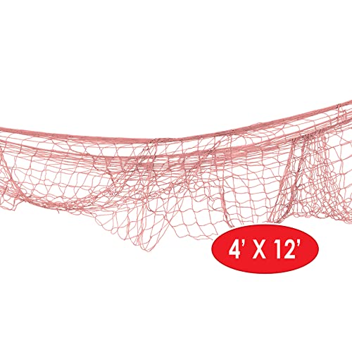 Fish Netting (pink) Party Accessory (1 count) (1/Pkg) - color: Pink, size: 4' x 12'