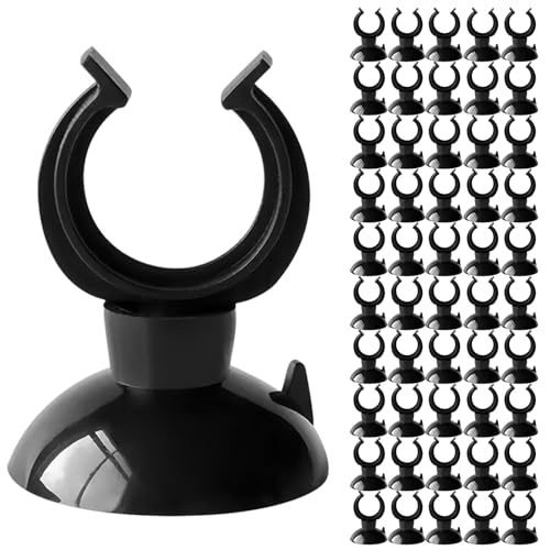 50pcs Aquariums Suction Cups Clamp for Fishtank Plant Holders Binding Tool Water Equipment Invisible Clip