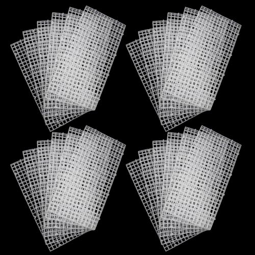 ALEGI 24 Pcs Aquarium Fish Tank Divider Plastic Egg Crate Aquarium Filter Bottom Tray Grid Isolation Board Partition Net Pane Separator (S 24pcs) - size: S 24pcs