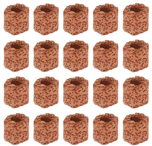 20 Pcs Aquatic Water Plant Fixed Rings, Aquarium Anchors Fish Tank Holder Rings Gravity Cup, Landscape Ceramic Pot Ring Tool Aquarium Decoration (20)