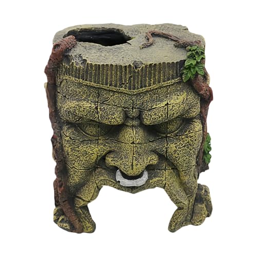 Fish Tank Decor - Resin Statue Ornaments, Realistic Landscaping Accessories, Aquarium Decoration, Multi Purpose Display | Reptile Home Pond Garden for Reptile Home Pond Garden