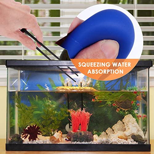 Abaodam 4Pcs Aquarium Cleaning Tools Durable Tweezers Pipette for Fish Tank Waste Removal for Aquatic Plants Substrate Maintenance