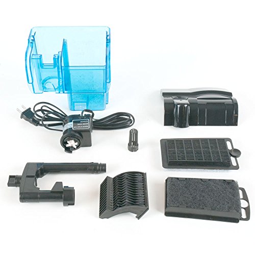 Penn-Plax Cascade 100 Power Filter – Hang-On Filter with Quad Filtration – Great for Freshwater and Saltwater Setups