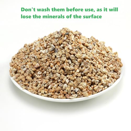 Boniosz 2lb Succulent and Cactus Maifanitum Stones, Décor & Additive Rocks,DIY Rocks Gravel for Bonsai, Fairy Gardening, Vases Fillers, Terrarium - color: Maifanitum, size: 2lb