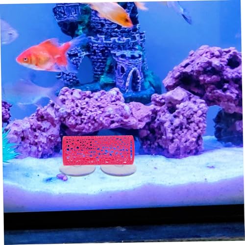 UPKOCH 2pcs Betta Fish Cave Tunnel Durable Hollow Resting Tube for Fish Shrimp Aquarium Decor Aesthetic Hideout Enhancing Natural Behavior and Comfort