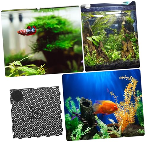 BESPORTBLE 12pcs Fish Tank Bottom Plate Trays Isolation Boards for and Impurity Straining Versatile Aquarium Divider Plates for Fish Tank Landscaping and Separation