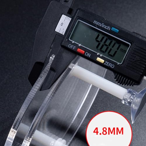Water Pump Stand Fish Aquarium Accessories Sump Fish Tank Water Pump Rack Acrylic Shockproof Water Pump Bracket submersible pump stand Suction Cup Pump Rack (120×160MM) - size: 120×160MM