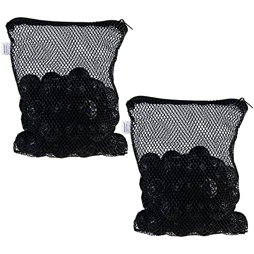AQUANEAT Aquarium 1.4" Bio Balls 100pcs for Fish Tank Pond Canister Filter Media - size: 1.4"