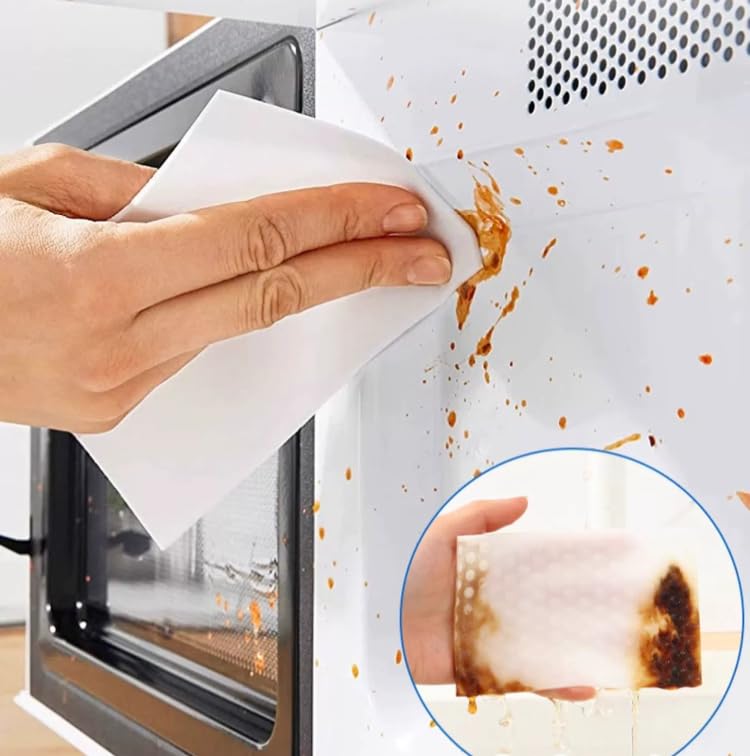 Magic Sponge Eraser Sheets, 52Pcs All-Purpose White Melamine Sponge Convex Point Disposable Magic Cleaning Wipes for Furniture Kitchenware, Hard-to-Reach Places, Shoe - size: 52Pcs