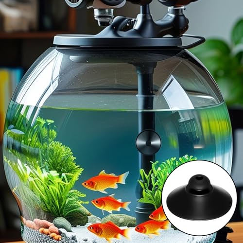 20 Pcs Suction Cups for Aquarium, Rubber Aquariums Suction Cups Black, Fish Tank Sucker Cup Clips for Pump, Airline Tubing, Aeration Setup, Secure Attachment for Aquarium Accessories