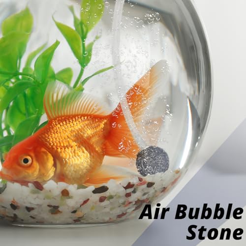 Battery Powered Fish Aerator, Aerator for Fishing Bucket 6 Gallons, Portable Fish Bubbler, Suitable for Fish Tank, Fish Bucket in Outdoor Fishing - style: 1 Air Stone and 1 Hose
