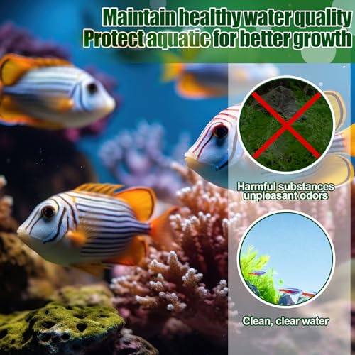 Pangda 12 Pcs Carbon Filter Foam Pads and Foam Filters Compatible with U3 Range of Internal Underwater Sponge Aquarium Underwater Filter Accessories for Internal Replacement Aquarium Fish Tank - size: 7.72'' X 2.36''