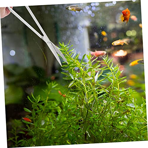 LIOOBO 1 Set Multi Function Aquarium Tools Long Aquarium Scissors Scraper Tweezers for Precision Plant Care for Fish Tank Cleaning and Aquascaping