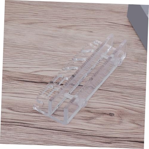 Kisangel Water Plant Tools Maintenance Kit Acrylic Holder Rack for Aquarium Tank Storage Shelves Fish Tank Decorations
