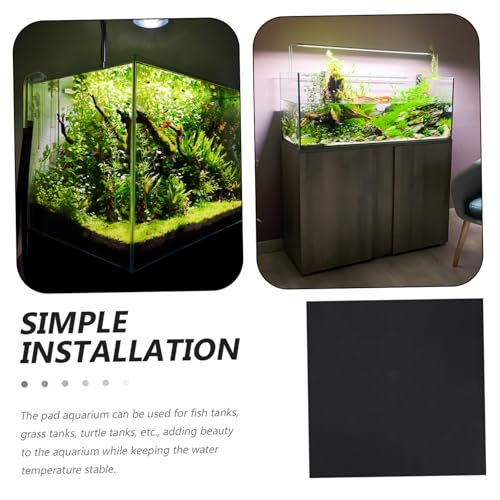 Levemolo Aquarium Bottom Mat Eva Non Slip Cushioning Pad for Fish Tank and Terrarium Thickened Wear Resistant Design Heat Preservation and Shockproof Protection