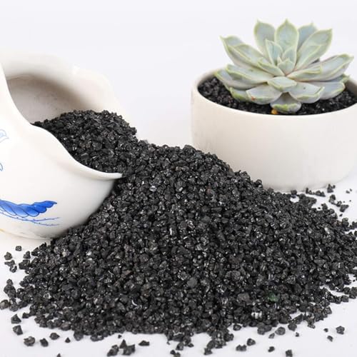 TOYPOPOR 6lb Succulents and Cactus Black Sand, Décor & Additive Tiny Stones, DIY Rocks Gravel, Decorative Pebbles for Bonsai, Fairy Gardening, Terrarium, Vases Fillers, Top Dressing - color: Colored Galaxy, size: 6 lb