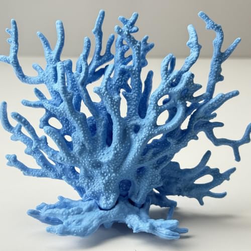 Fish Tank Decorations,Aquarium Corals Decoration, Aquarium Ornaments, Fish Tank Coral, Aquarium Corals Decoration, Fish Decorations for Aquarium (Blue, Medium) - color: Blue