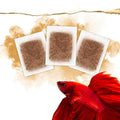 SunGrow Catappa Bags for Bettas, All The Benefits Without The Mess, Helps Mend Fins and Gills, Encourages Reproduction, Adds Beautiful Amber Color to Water, 10 pcs