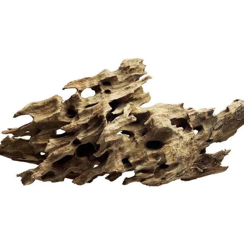 Fish Tank Natural Porous Wood Driftwood Ornament for Aquarium Decoration Hermit Crabs Shrimp Fish Aquarium Accessories… (25-30cm) - color: 25-30cm