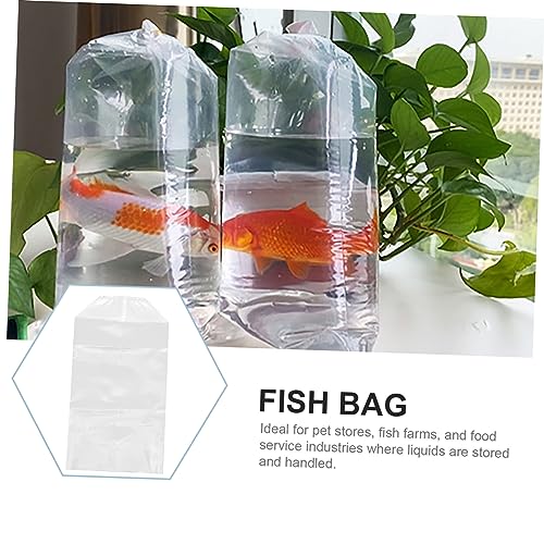 OUNONA 50pcs Insulated Fish Shipping Bags for Freshwater Fish Transport Container Food Grade Pet Stores and Food Service Industries