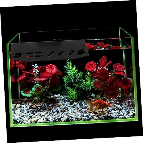 Yardwe Aquarium Tool Holder Organizer for Maintenance Scissors and Tweezers Storage -Mounted Fish Tank Accessories and Convenient Cleaning