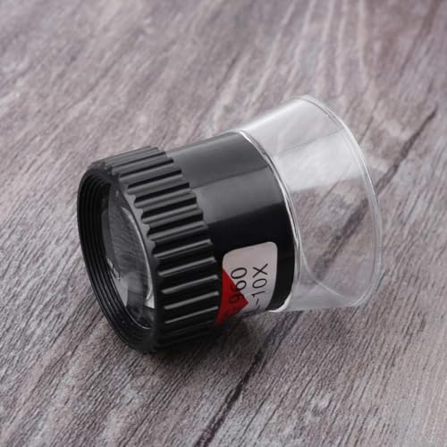 1Pc10X Black Monocular Magnifying Glass Loupe Lens Map Eye Magnifier Jewelry Repair Tool，Small Size and Easy to Carry,Magnifiers,Health and Household,Visual Impairment Aids