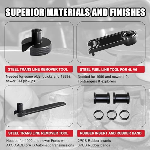 SGT 27pc Fuel Line Disconnect Tool Set,Master Quick Disconnect Tool Kit with Fuel and AC Disconnect Pliers,Fuel Line Removal Tool Set for AC Fuel Line System
