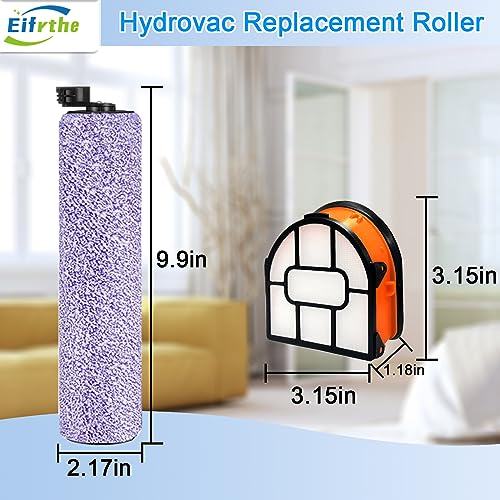 WDB1F2 Replacement Brushroll & Filte Bundle for Shark WD101 WD201 WD100 WD200 AW201 WD200C WD201C WD101C AW261 wd160 HydroVac XL 3-in-1 vacuum cleaner, compare parts WDB1, WDB2, WDFF1, WDFF2, WDB1F2 - color: wd101(3+3)