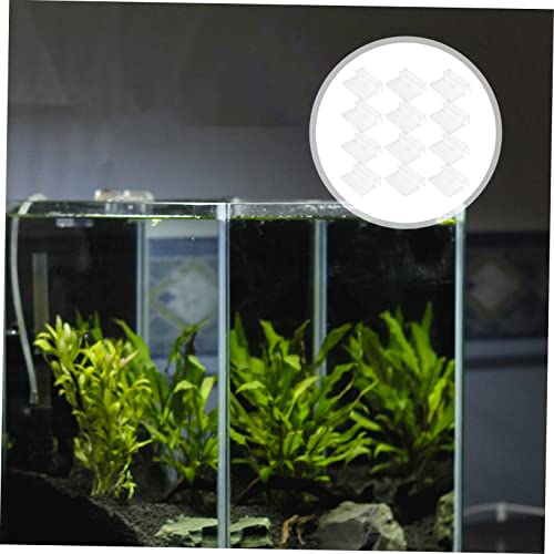 COLLBATH 16pcs Sturdy Acrylic Aquarium Lid Brackets Fish Tank Cover Support for Easy for Various Tank for Open