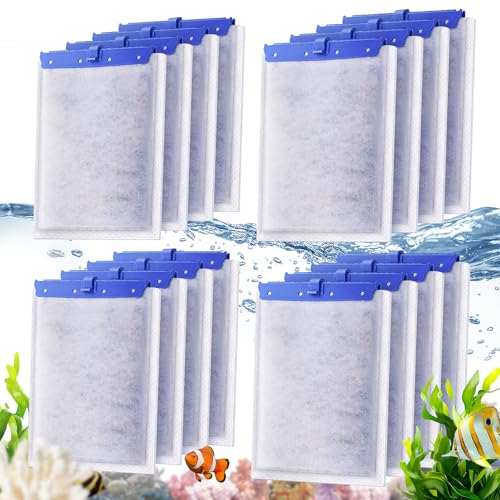 New Upgraded 6-in-1 16-Pack Aquarium Filter Cartridges, Designed for Tetra Whisper Bio-Bag Filter Cartridges Large, Fits Tetra Whisper Filter Large — Fits IQ/PF/20i/40i, 20-60 Gallon Tanks - size: L-16Pack