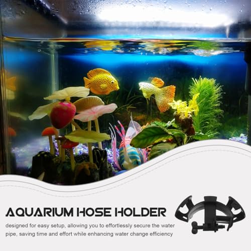 2Pcs Water Pipe Clip for Fish Turtle Durable Aquarium Hose Clamp for Pipes Secure Water Change Siphon Tube Holder