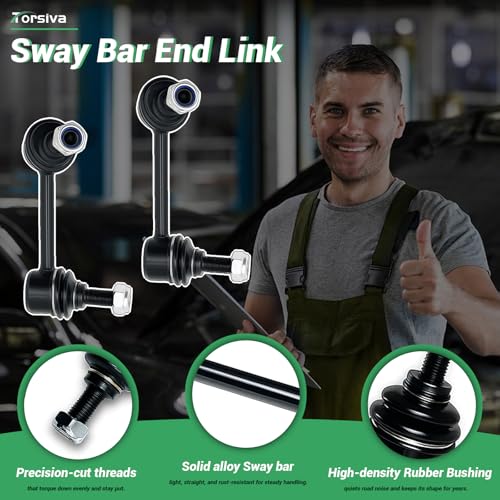 2PCS Rear Sway Bar End Links Fit for Cadillac 2008 2009 2010 2011 2012 2013 2014 2015 CTS K750325 K750326 - size: K750325 K750326