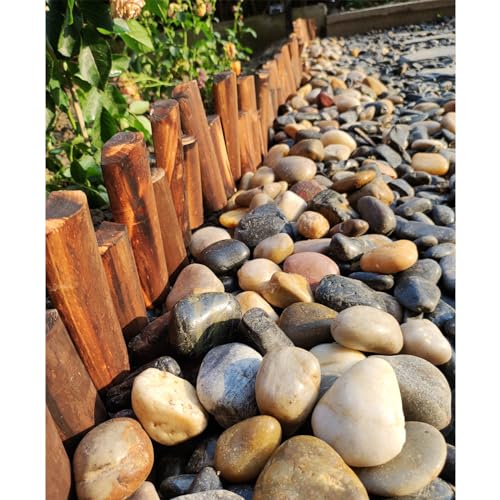 FANTIAN 10 lbs Stones for Plants, 1-2 inch Polished Pebbles for Indoor Plants, Decorative River Rocks for Plants Vase Aquarium and Outdoor Garden Landscaping Rocks - size: 1-2 Inch, style: 10 Pounds