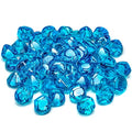 Stanbroil 10-Pound Fire Glass Diamonds - 1/2 inch Luster Fire Glass for Fireplace Fire Pit and Landscaping, Caribbean Blue Luster - color: Caribbean Blue Luster
