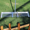 35"x10" Lawn Leveling Rake, Heavy Duty 304 Stainless Steel Lawn Leveler w/ 6.5ft Ergonomic Handle, Effort Saving Soil Tool for Dirt, Sand, Compost, Topdressing & Garden - style: 35x10inch-6.5FT