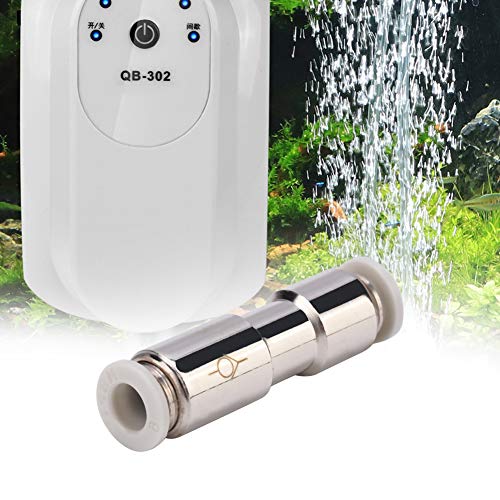 Air Pump Check Valves, Quick Connect, Air Tight Design, Water Reverse Prevention for CO2 Atomizer & Aquarium Fish Tank