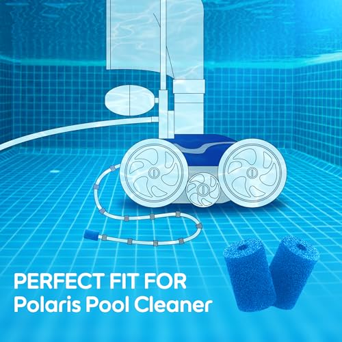 for Polaris Pool Cleaner Parts, 12 Pack Sweep Hose Tail Scrubbers Replacement for Sweep Pool Cleaner Fits Polaris 180 280 360 380 480 3900(Blue) - color: Blue-12 Pack