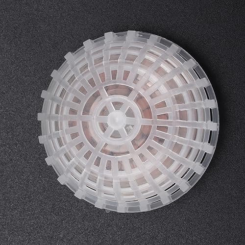 Aquarium Moss Ball Holder Transparent Plastic Fish Tank Decor Submerged Moss Minerals Ball Holder for Shrimps Hide and Breed 5 x 3.5cm