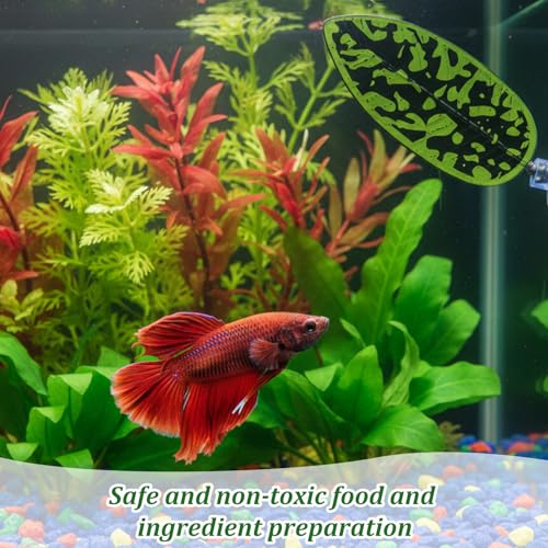 4 Pcs Betta Hammock Aquarium Decor Betta Fish Tank Decor Plastic Plants Bettas Fish Leaf Hammock Bettas Fishes Toys for Resting Sleeping Playing Hiding Breeding