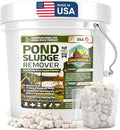 Pond Sludge Remover – 10 Pounds Beneficial Pond Bacteria & Enzyme Treatment - 100% Natural Muck Digester – Safe for All Aquatic Life and Recreation - Made in The USA - size: 20 Scoops