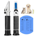 V·RESOURCING Pet Dog & Cat Refractometer,Pet Urine Specific Gravity (1.000~1.060) Clinical Refractometer with Serum or Plasma Protein Test (2~14 g/100ml) for Veterinary Cat,Dog, Pets - color: Pet Refractometer