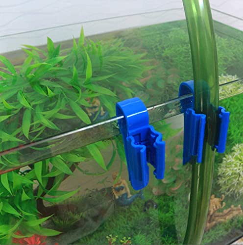 2Pcs Water Pipe Clip Large Size Medium-Sized Fish Mounting Clip Aquarium Tube holder Plastic Hose Holder Pipe Clamp Aquarium Equipment Accessories for 8-16mm Inflow