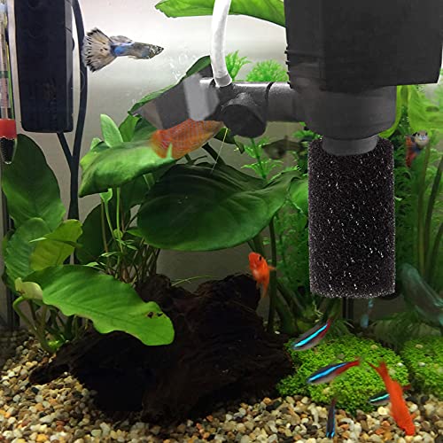 4PCS Pre-Filter Foam Sponge Roll Aquarium Filter Intake Cover for Aquarium Fish Tank (Large)