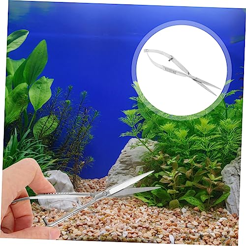 Toyvian Portable Aquarium Scissors Professional Water Grass Clipper for Aquascaping Durable and Ergonomic Design for Precision Trimming of Aquatic Plants