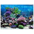 Keenso Aquarium Background Tropical Fish Undersea Fish Background Polyester Background - size: 122*50cm