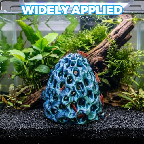 Shrimp Cave, Shrimp Hide, Shrimp Cave for Aquarium, Betta Hideout with Suction Cup, Aquarium Decor for Small Fish Hiding and Resting