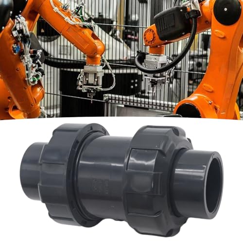 1 Inch PVC True Union Check Valve, Slip Swing Full Port Utility Check Valve, Sch80 Socket Pool Ball Check Valve for Backflow Prevention